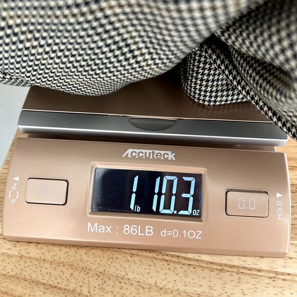 Oscar De La Renta Suit Jacket 100% Wool Mens 44L Blazer Houndstooth 2-Button - Picture 13 of 13